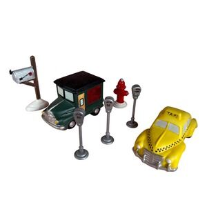 Vintage Dept 56 Snow Village 1980s Lot of 7